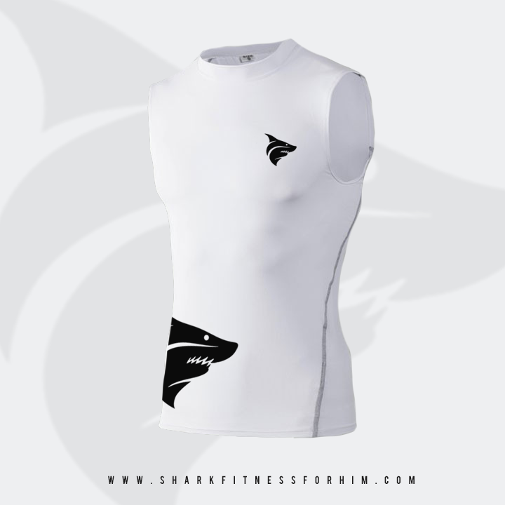 Body Fitness Performance Vest - WHITE
